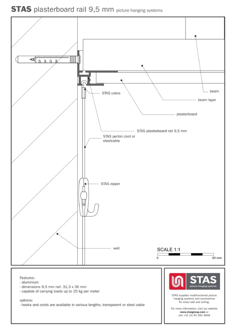 Plasterboard rail - Kipslagede siin - Image 7