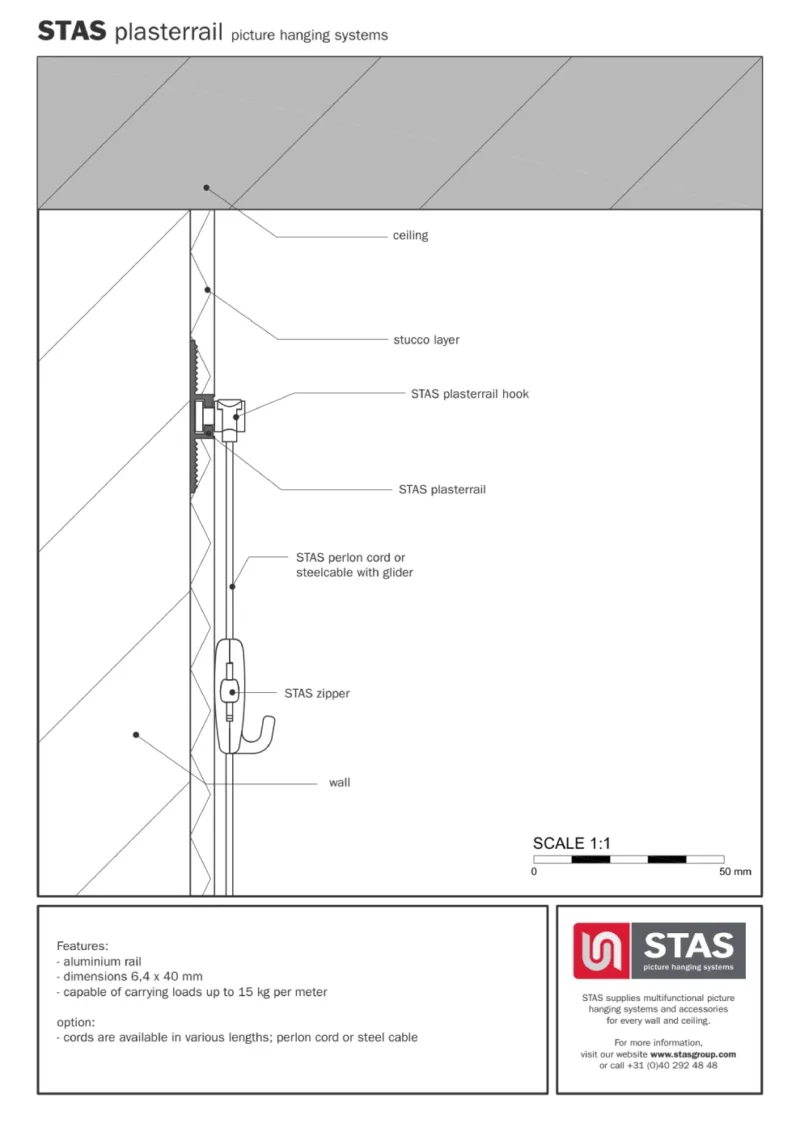 Plasterrail - Krohvitav seinasiin - Image 8