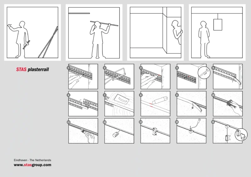 Plasterrail - Krohvitav seinasiin - Image 7