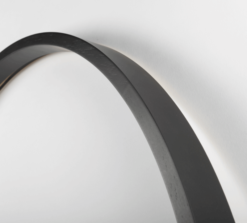 Round picture frame black narrow Ø 100cm - Image 2