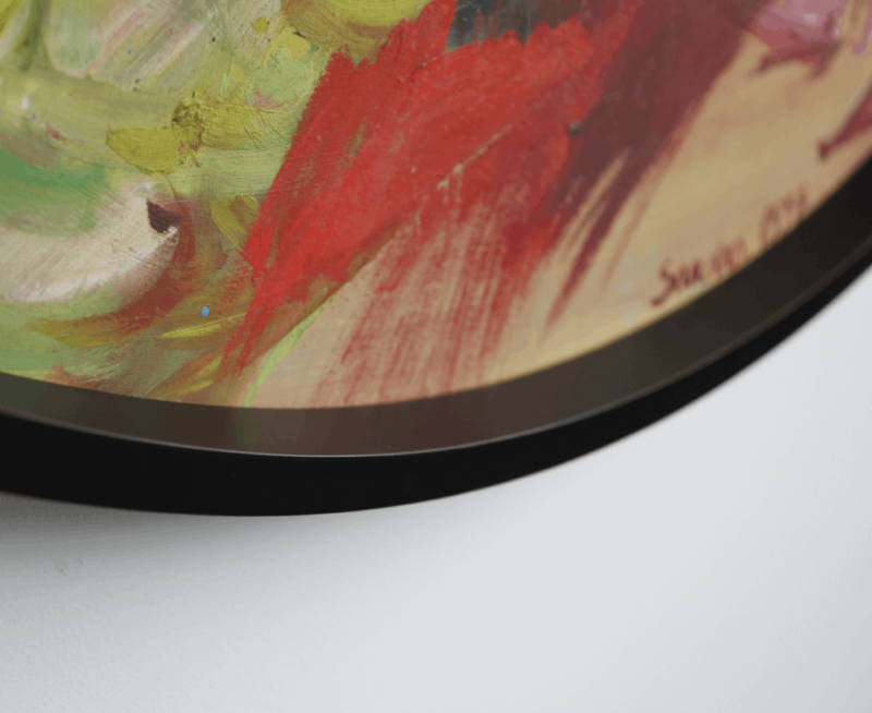 Round picture frame black narrow Ø 100cm - Image 4