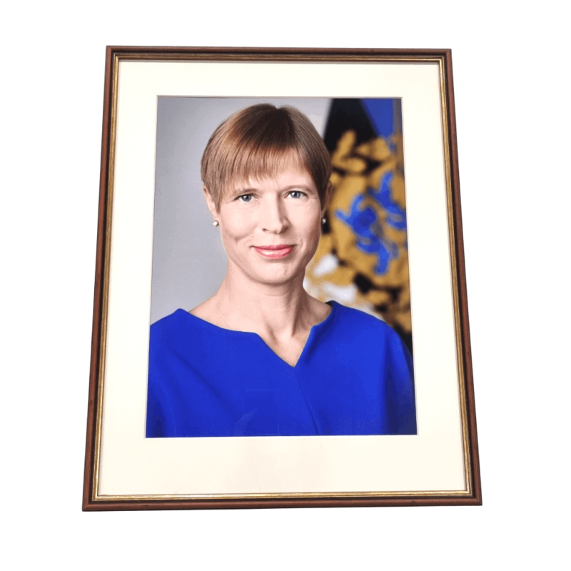 Vabariigi presidendi ametlik foto - Kersti Kaljulaid (Eesti Vabariigi president aastatel 2016-2021)