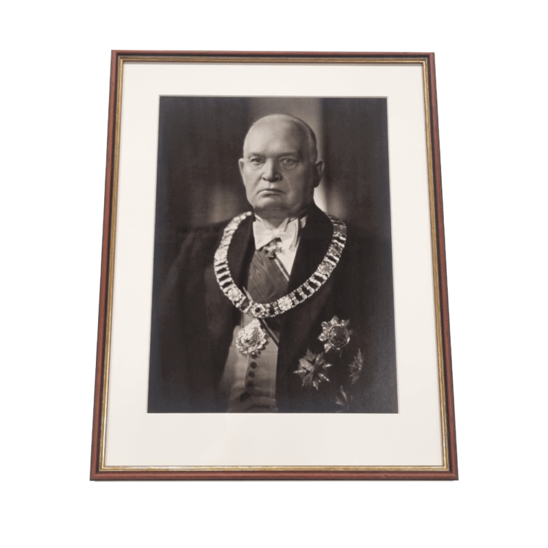 Vabariigi presidendi ametlik foto -  Konstantin Päts (Eesti Vabariigi president aastatel 1938-1940)